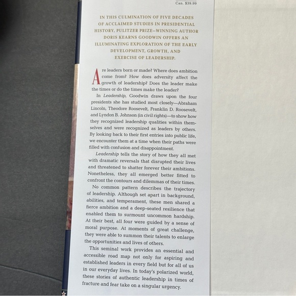 Leadership in Turbulent Times by Doris Kearns Goodwin | Biography | HC - Picture 3 of 11